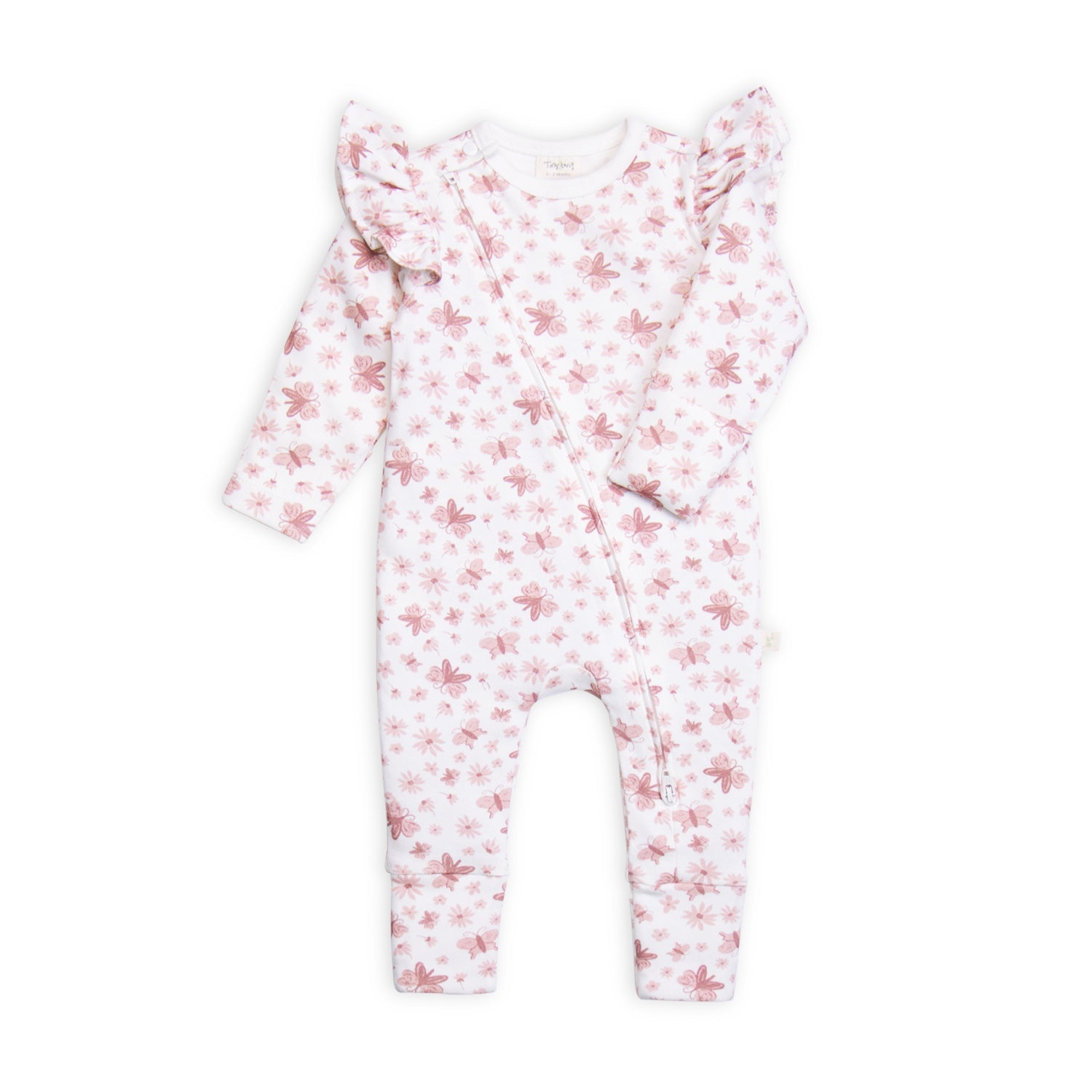 Frill Long Sleeve Zipsuit – Tiny Twig